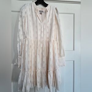 Charming Cream Kids Dress